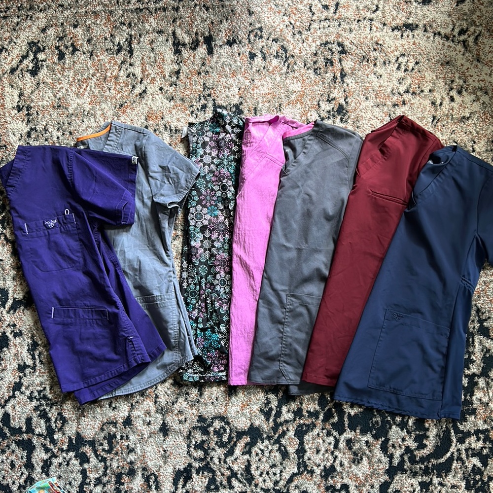 Scrub tops